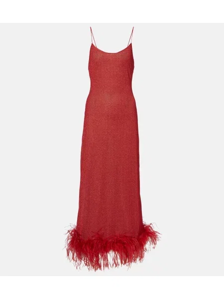 Rochie maxi Oseree roșu