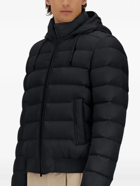 Jachetă cu glugă Herno cu glugă negru