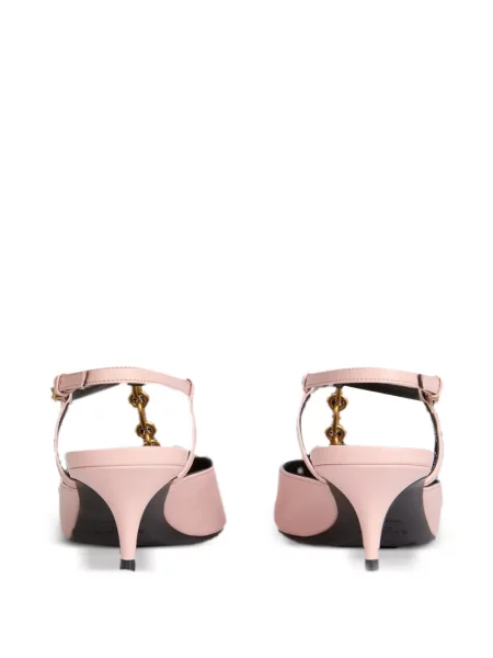 Colier Balmain din piele roz