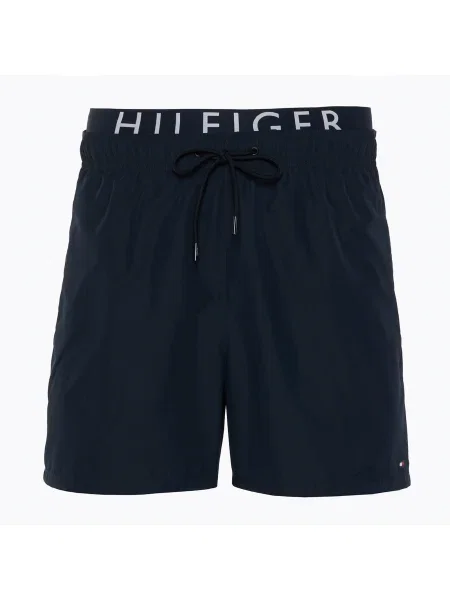 Мъжки къси панталони за плуване Tommy Hilfiger Medium Drawstring Dw desert sky синьо