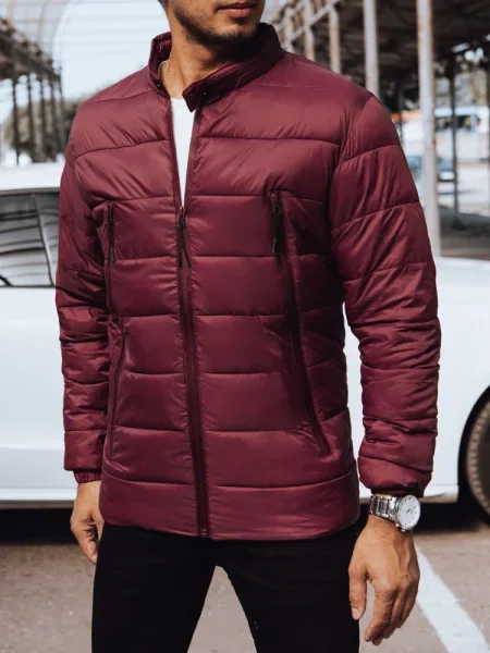 Prijelazna jakna Dstreet bordo