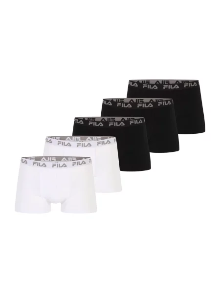 FILA Boxeri gri / negru alb