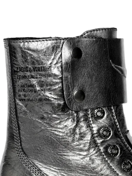 Botine Zadig&voltaire din piele gri