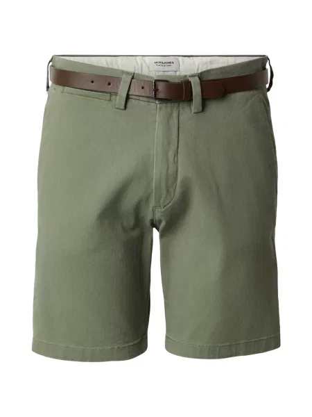 JACK & JONES Chino kalhoty JPSTADAM / olivová hnědá