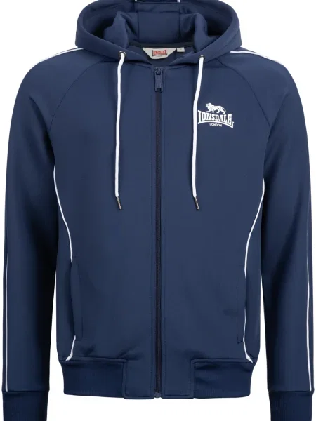 Pulover Lonsdale s kapuco modra