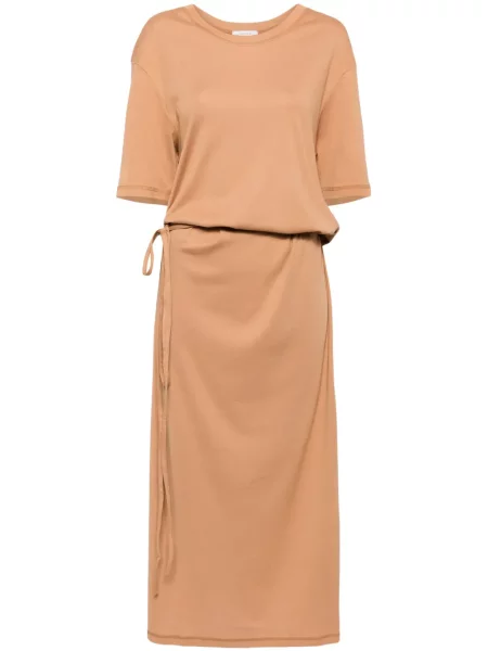 Rochie tip cămașă Lemaire de costum maro