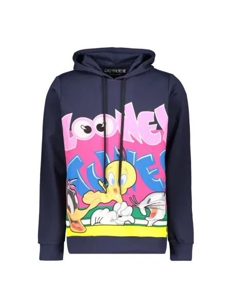 Bluza z kapturem Iceberg z kapturem niebieska