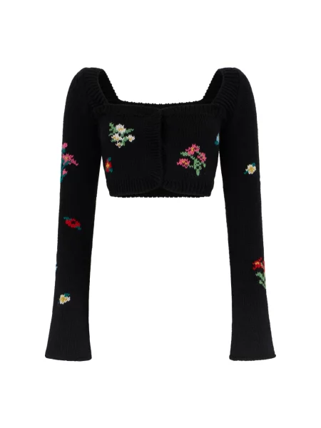 Krótki kardigan Philosophy Di Lorenzo Serafini wełniany czarny