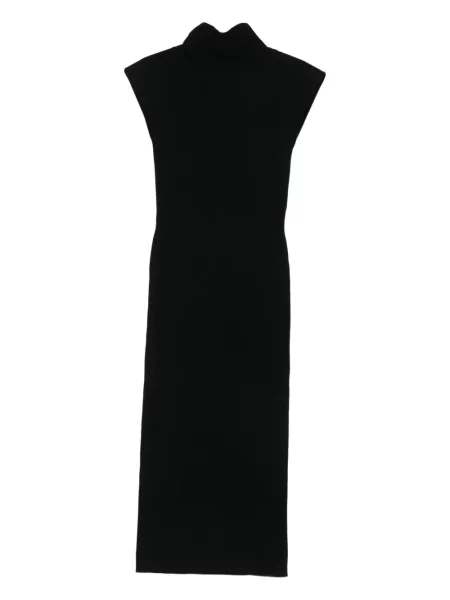 Sukienka midi Alberta Ferretti bez rękawów do kolan garniturowa czarna