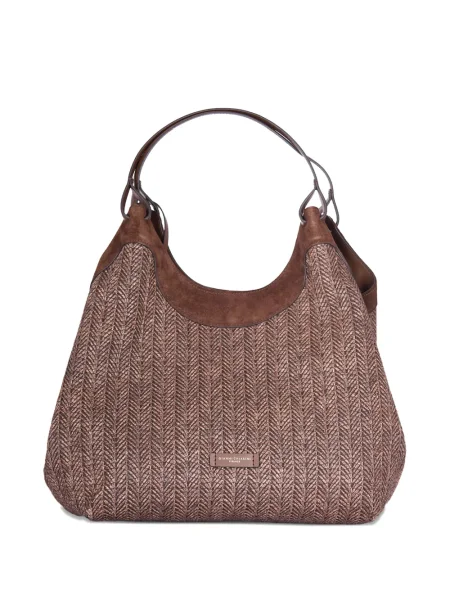 Geanta de piele Gianni Chiarini din piele maro