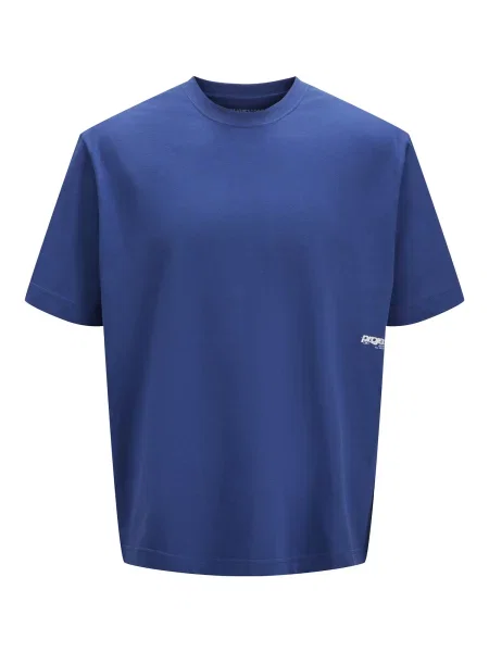 JACK & JONES Tricou UNION albastru alb