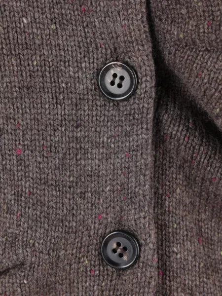 Cardigan Pillings de lână maro