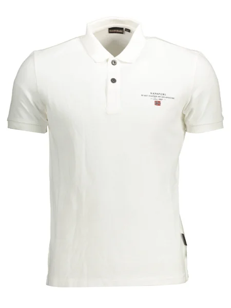 Polo majica Napapijri s kratkimi rokavi bela