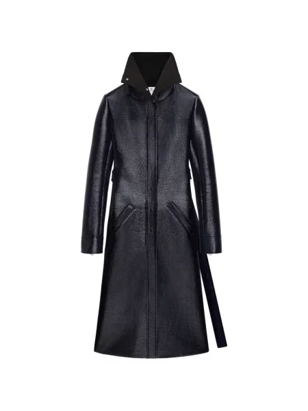 Gulerat palton Courreges albastru