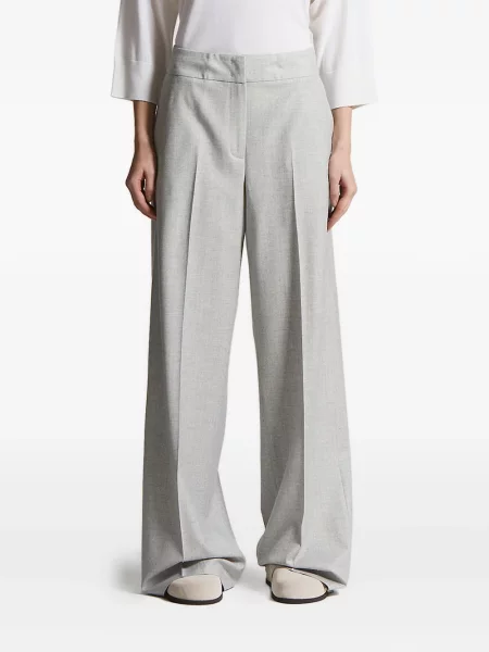 Pantaloni Peserico plisate gri