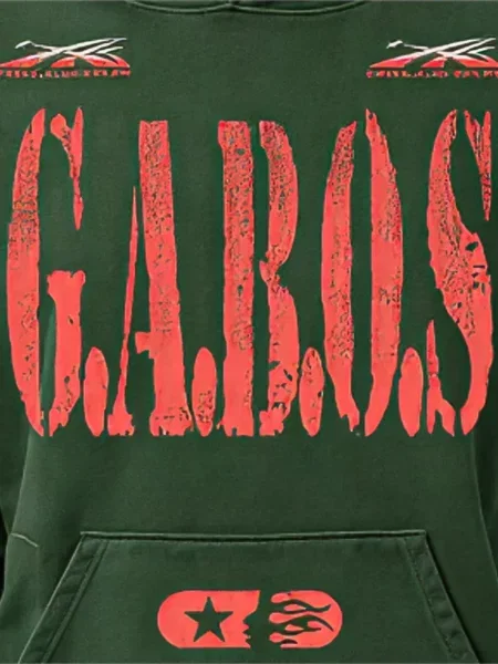 Hanorac cu glugă Hellstar verde