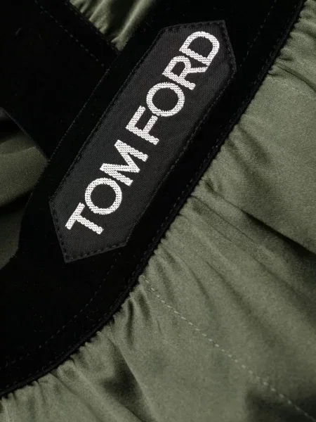 Juosmuo bokseriai Tom Ford satino žalia