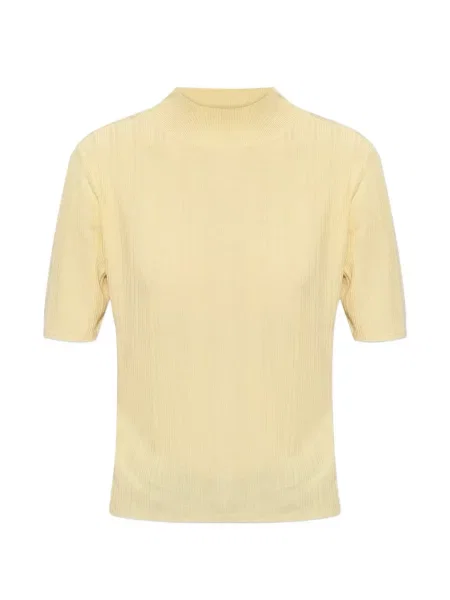 Tricou Officine Générale scurt galben