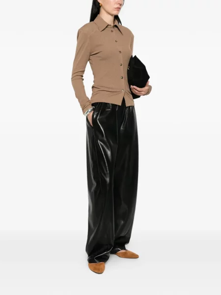 Pantaloni Nanushka negru