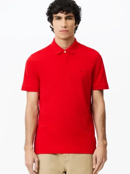 Поло Lacoste червоне
