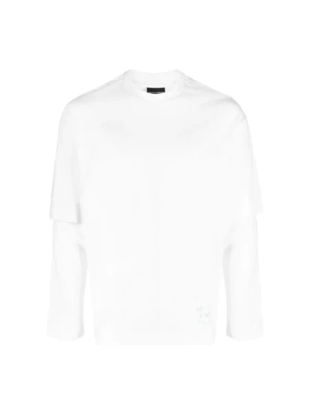 Bluza Emporio Armani z krótkim rękawem biała
