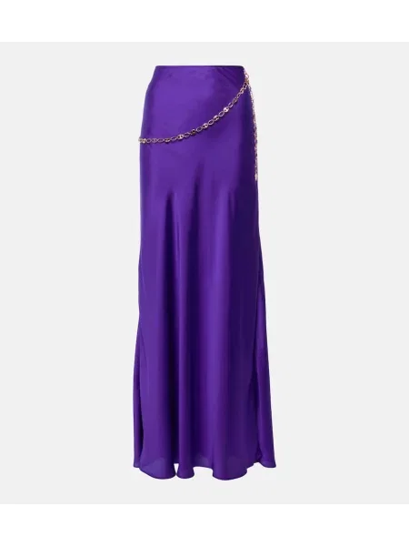 Fusta maxi Rabanne violet