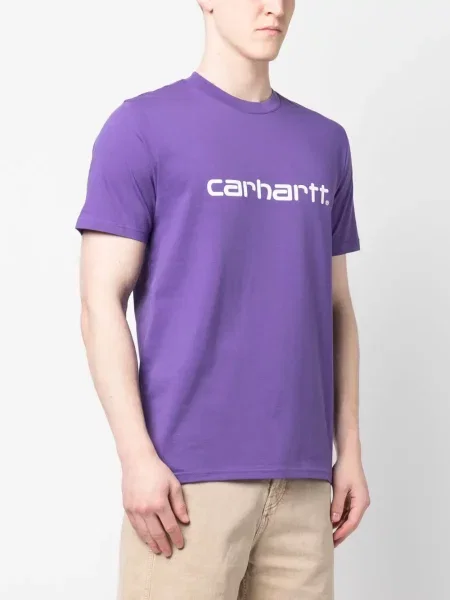 Μικρός μπλούζα Carhartt Wip με σχέδιο μωβ
