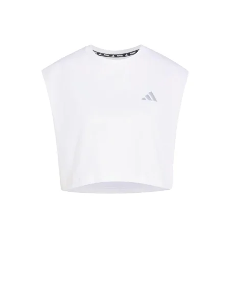 ADIDAS PERFORMANCE Αθλητικό τοπ Essentials ασημόγκριζο λευκό