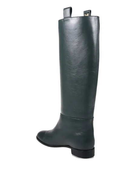 Botine Amato Daniele din piele verde