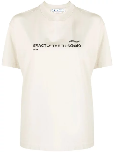 Tricou Off-white cu imagine