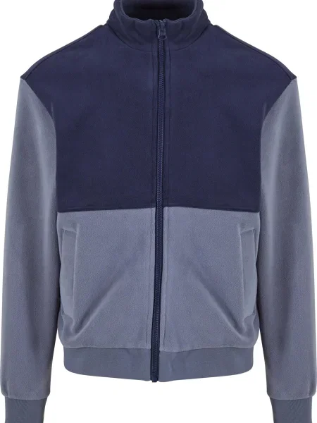 Urban Classics Jachetă fleece bleumarin / fumuriu albastru