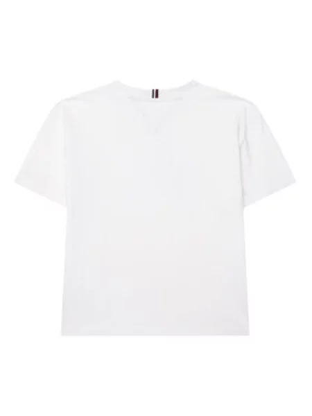Dětské tričko Tommy Hilfiger bílé