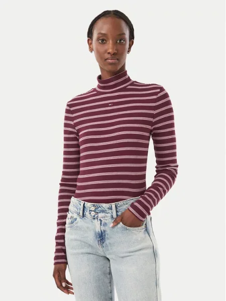 Tommy Jeans Блуза Essential виолетов