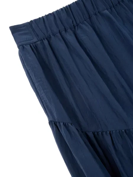 Fusta maxi Tomboy asimetrică albastru