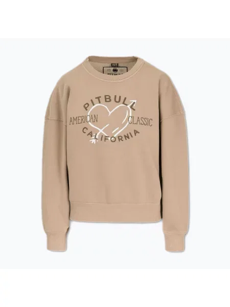 Bluza Pitbull Manzanita Heart Crewneck Sweatshirt sand beżowa