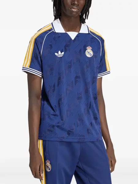 Tricou Adidas alergare cu șireturi din dantelă negru