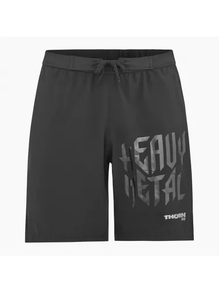 THORN FIT Core Тренировъчни шорти Heavy Metal black черно