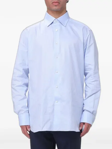 Gulerat cămașă Zegna albastru