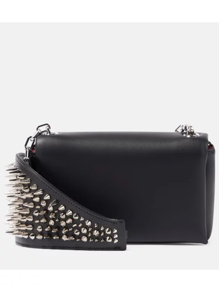 Geanta de piele Christian Louboutin din piele negru