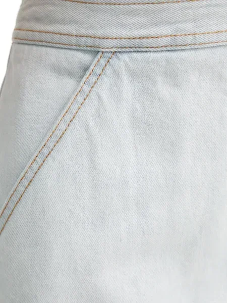 Fustă din denim Bally albastru