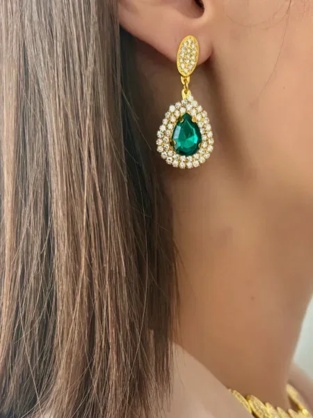 Обеци Hzmer Jewellery златисто