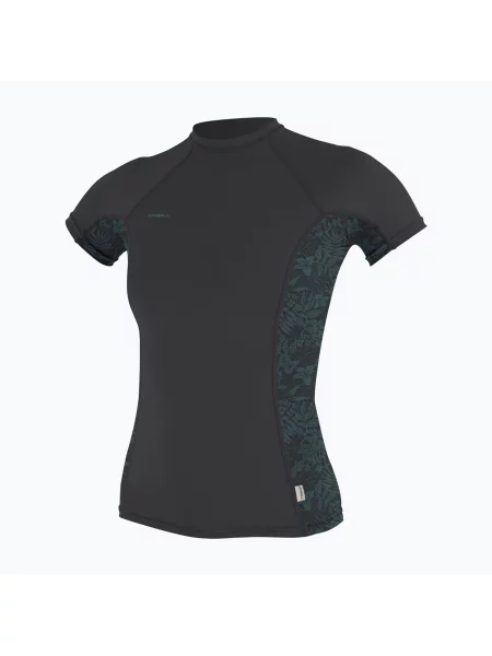 Tricou de înot pentru femei O'Neill Hyperfreak Skins Rash Guard tempered steel/shaded island sky