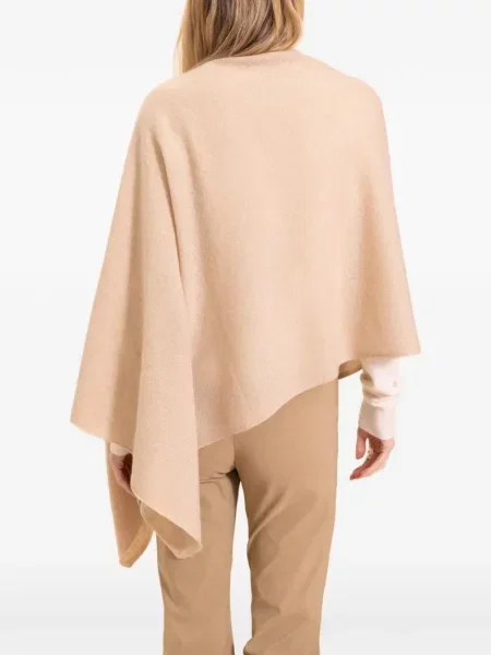 Poncho Minnie Rose din cașmir roz