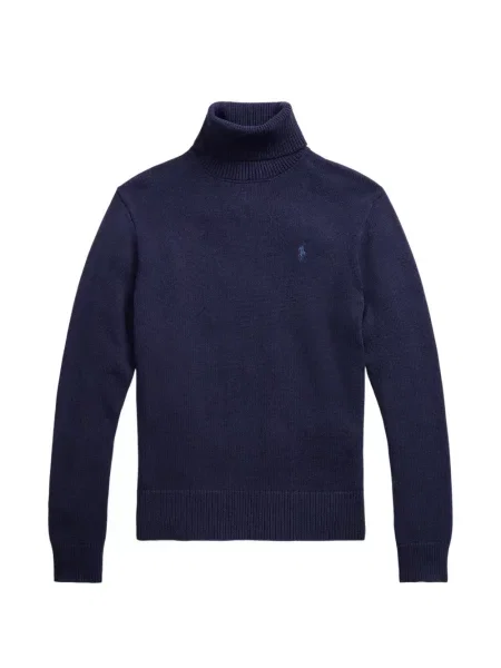 Curea Polo Ralph Lauren tricotate cu autograf cu șireturi albastru