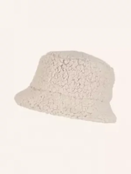 Capo Klobouk Bucket Hat Z Plyše béžová