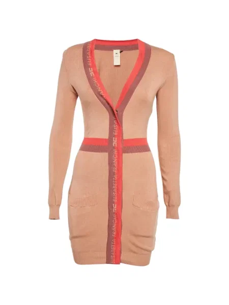Rochie mini Elisabetta Franchi tricotate maro