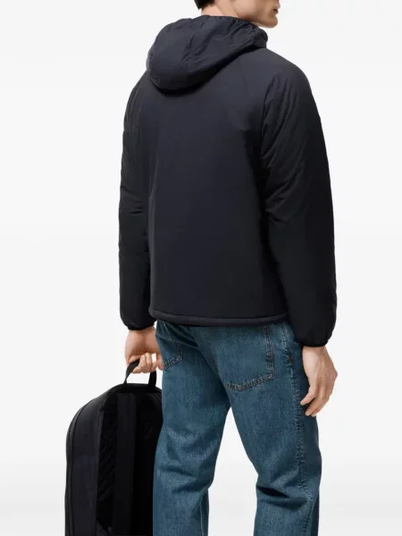 Geacă Burberry cu glugă negru