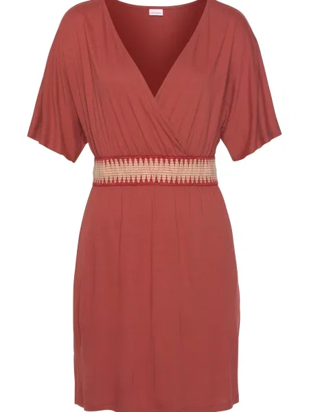 LASCANA Rochie / roșu bej