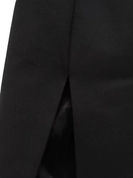 Fustă midi Julie Kegels asimetrică negru