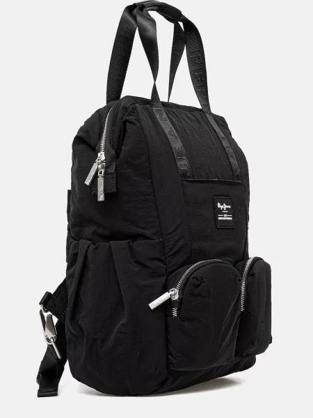 Рюкзак Pepe Jeans WHITNEY BLOSSOM великий однотонний чорний